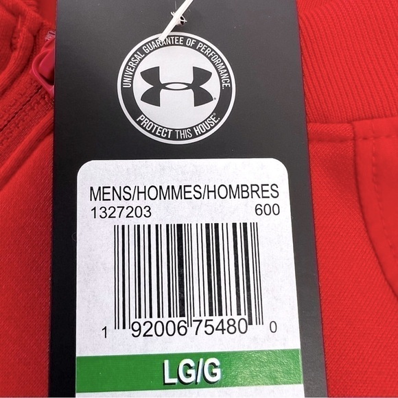 Under Armour Men's Maryland Terrapins Full Zip Knit Warm-Up Jacket - Picture 10 of 11